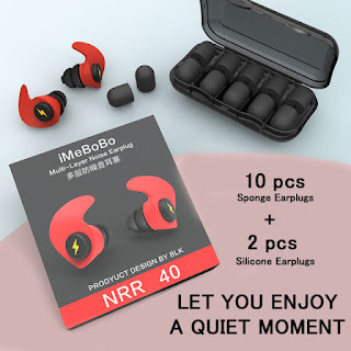 Premium Silicone Soundproof Sleep Earplugs