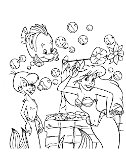 princess ariel coloring pages