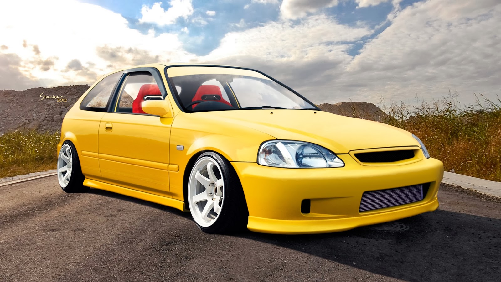 Modified Honda Civic Type R Yellow View All Honda Car Models Types