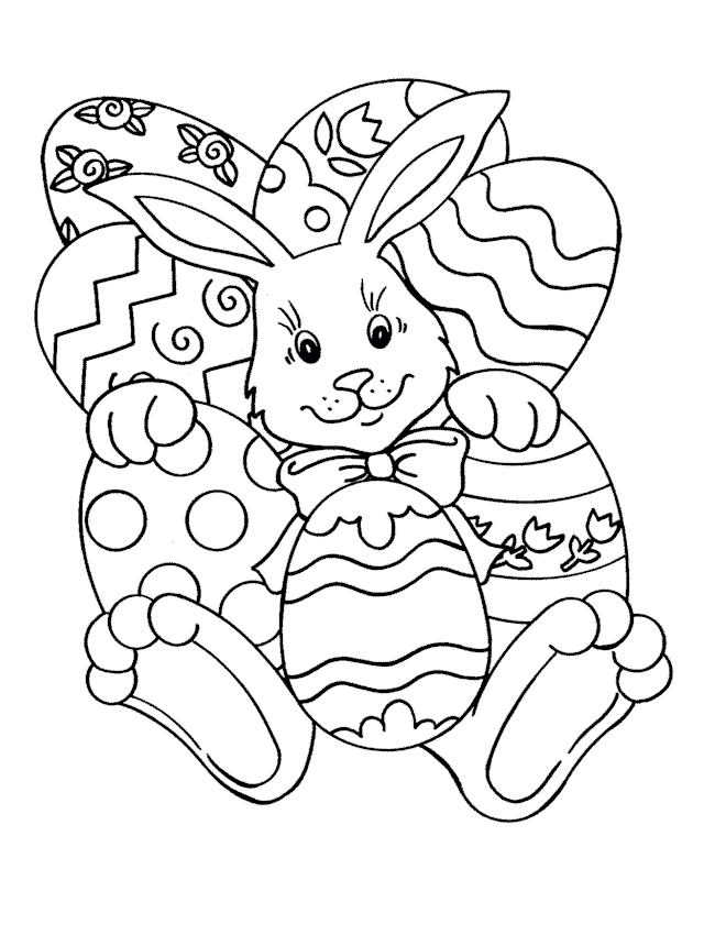 Download Free Coloring Pages: Online Easter Coloring Pages