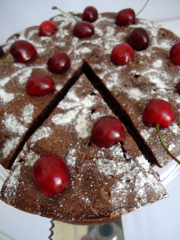 Aux Delices Des Gourmets Gateau Moelleux Chocolat Et Cerise