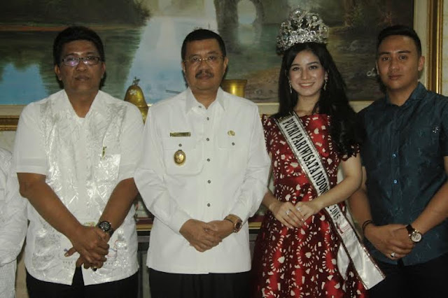 Asyiik ! Terima Putri Pariwisata Indonesia 2015, Plt Gubsu Minta Promosikan Wisata Sumut