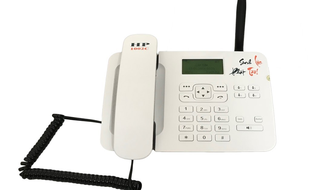 Homephone HP1002C điện thoại bàn lắp sim Viettel chính hãng