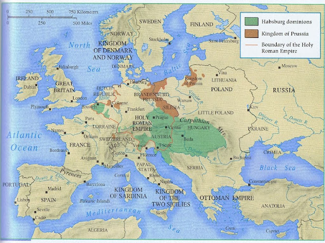 Map Of Bodies Of Water In Europe 