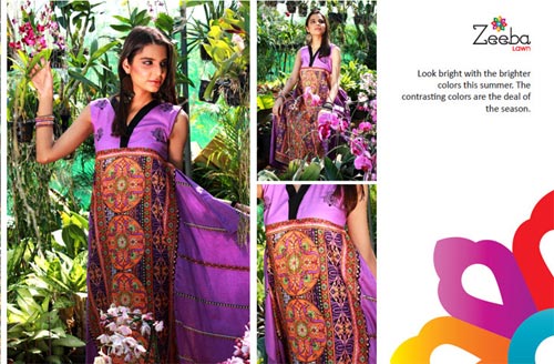 Zeeba Lawn Collection 2011