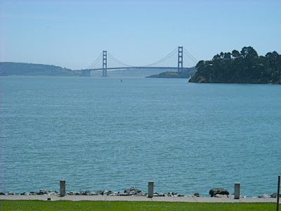 Vistas del Golden Gate desde Tiburón.