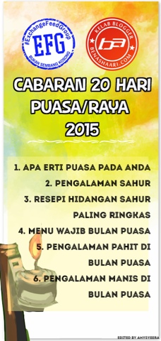 #Cabaran20Hari - Pengalaman Sahur Ana 