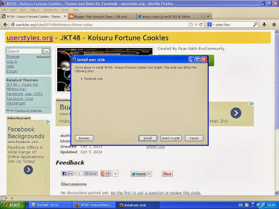 Ubah Tampilan Facebook dengan Userstyles