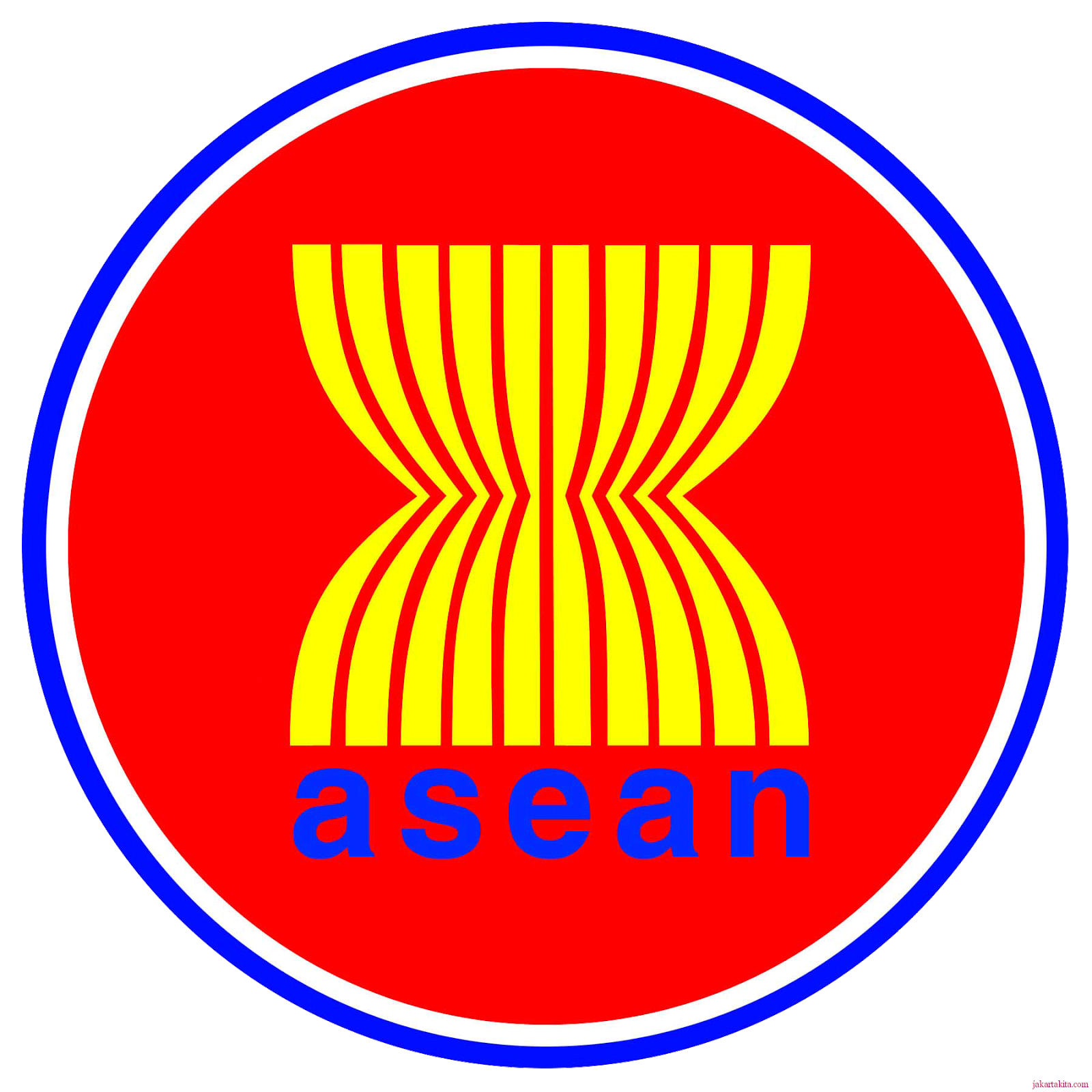 Semuanya Ada Disini Bentuk dan  Arti Lambang  ASEAN 