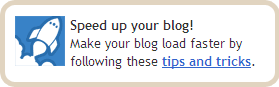 My Blog Kitty: Speed up your blog!