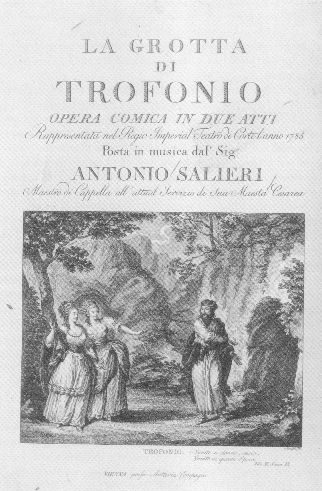Frontispice de la partition publiée par Artaria, à Vienne, 1786.