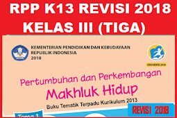 RPP KELAS 3 TEMA 1 SD/MI KURIKULUM 2013 REVISI 2018