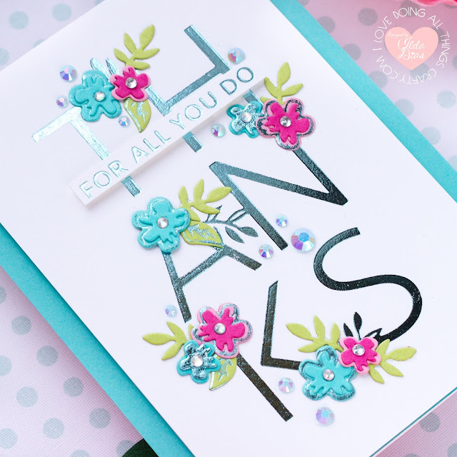 Thank You Glimmer Foiled Cards | Spellbinders May 2020 Glimmer Hot Foil Kit of the Month