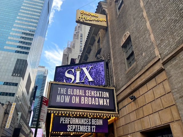 Six Musical Marquee Broadway NYC