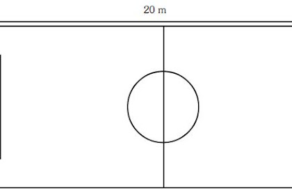 Buat Gambar Lapangan Sepak Bola Beserta Ukurannya