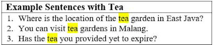 31 Example Sentences with Tea and Its Definition