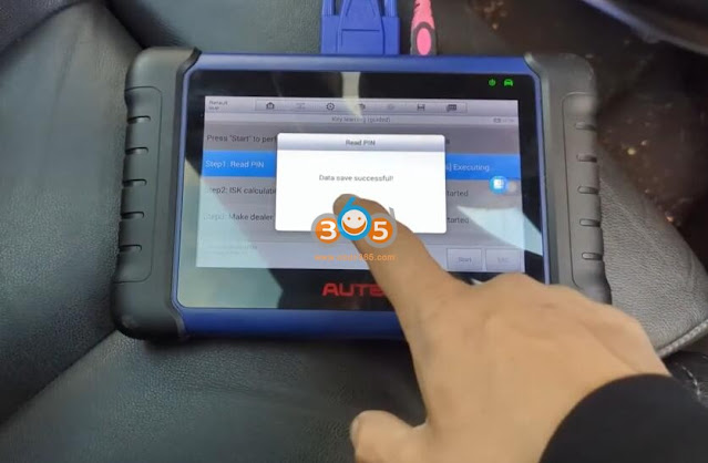 Autel IM508 2019 Renault Kadjar All Keys Lost via OBD 2