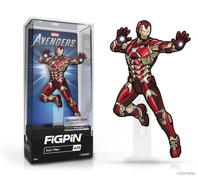 marvel's avengers beta second war table info Iron Man collectible enamel pin FiGPiN