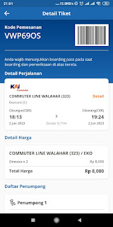 Tiket Pulang St Cibungur - St Cikarang