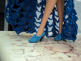 Sapatos de crochê para Barbie - por Pecunia MillioM