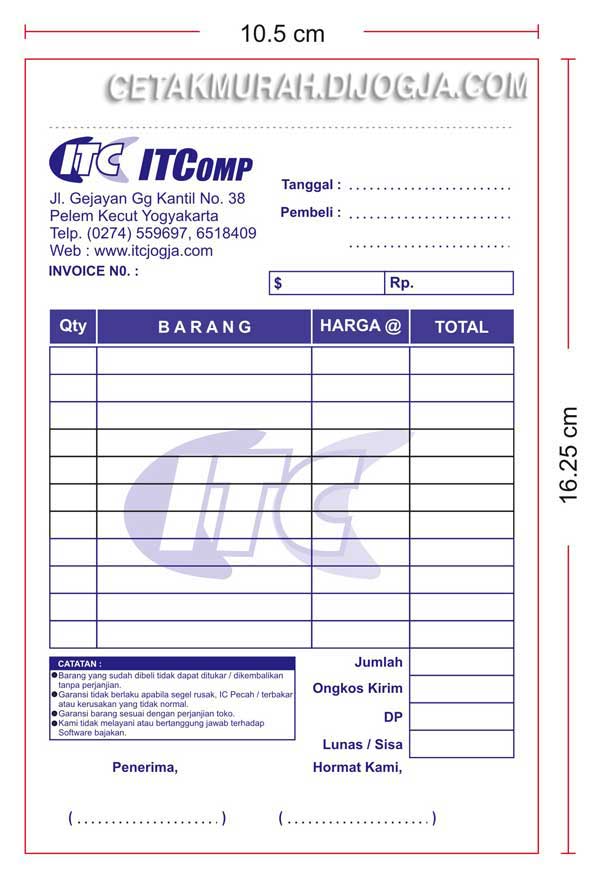 Contoh Faktur Kosong - Flauschige Katzen