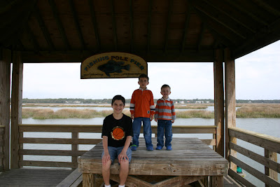 Kids on the Pier