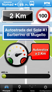 L'app Autovelox Nomad