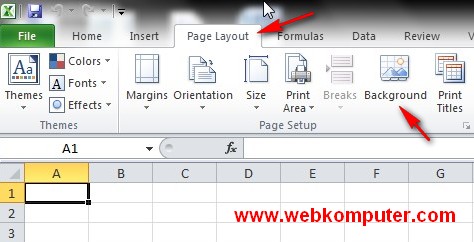 Tutorial Microsoft Office: Membuat gambar background 