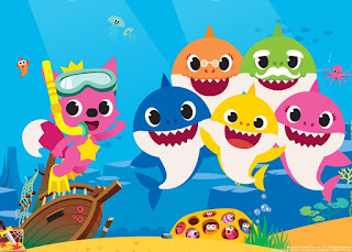 screengrab from Baby Shark music video by Pinkfong