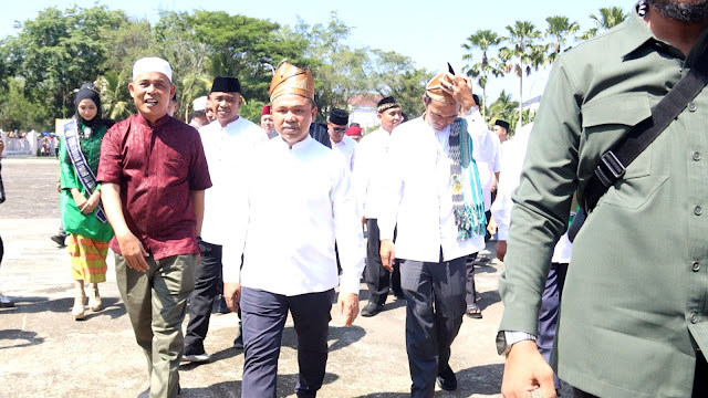 Gubernur Riau Hadiri Istighosah Gema Muharram di Tembilahan