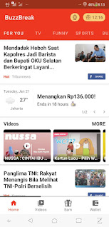 Share And Review Aplikasi BuzzBreak