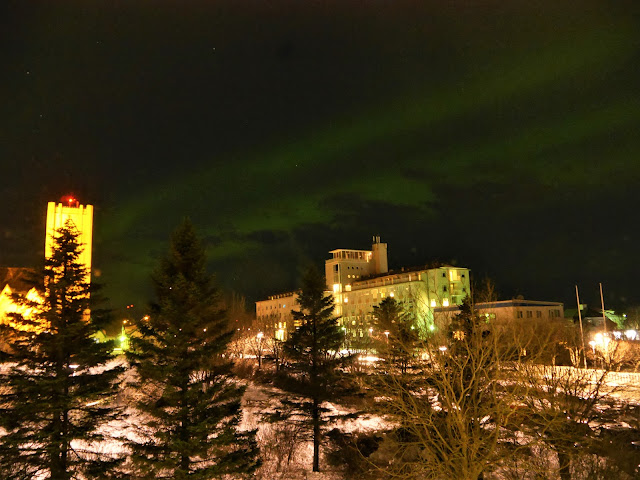 Auroras, Northern Lights, Reykjavik, Auroras from Airbnb