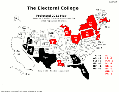 World  2012 on Frontloading Hq  A Projected 2012 Electoral College Map  Version 2 0