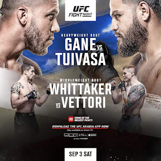 Live stream of the match between Gane and Tuivasa | fight night Paris