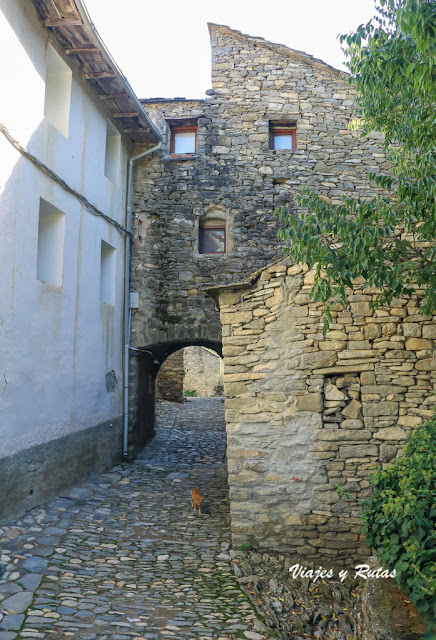 Casas del casco histórico de Montañana