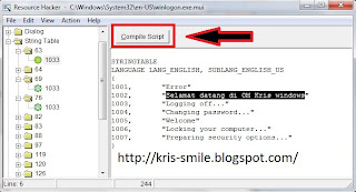 klik Compile Script 