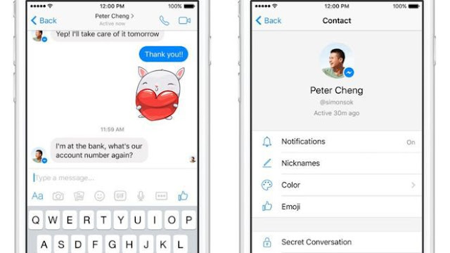 Facebook Trials its Secret Message Service in Messenger