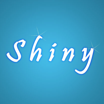 shiny text photoshop tutorial