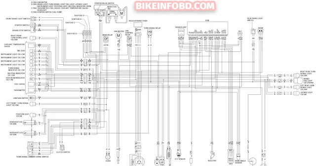 Honda CB125R Wiring Diagram