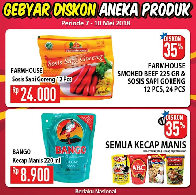 Katalog Harga HYPERMART Promo Weekday Periode 7-10 Mei 2018