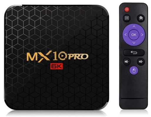 MX10 Pro 6K: TV Box con Android 9.0, soporte 6K y HDR+