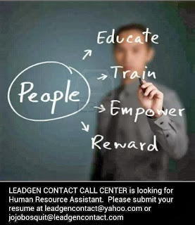 HR Assistant for Leadgen Contact Call Center