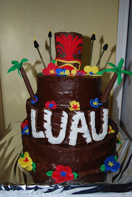 Luau Birthday Cakes on Luau Cake