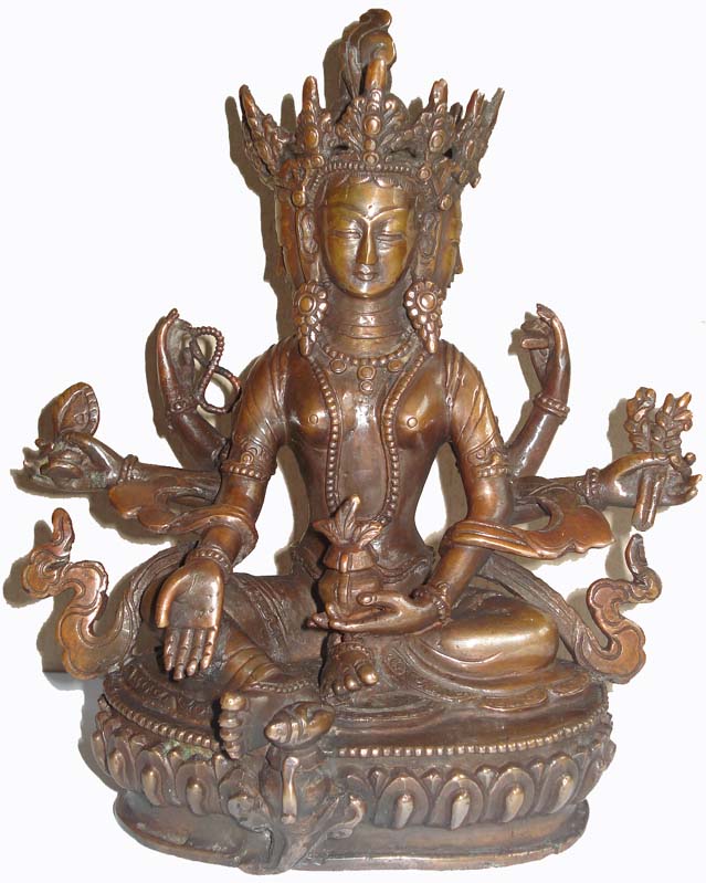 Buddhist goddess Vasundhara