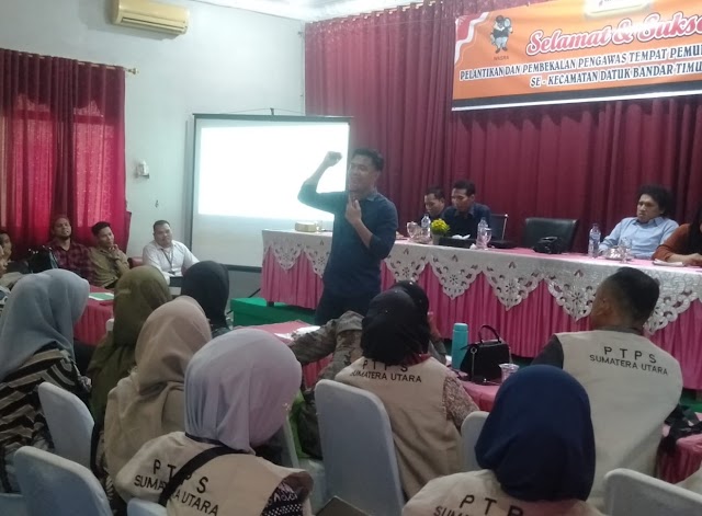 Sebanyak 110 Orang PTPS Dibintek Panwas Kecamatan Datuk Bandar Timur Kota Tanjungbalai 