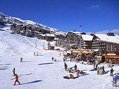 Skiing resort of France