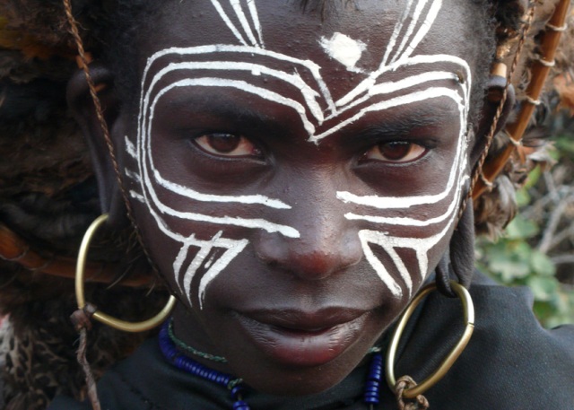 African Tribal Face Paint Ideas