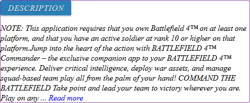 battlefield 4 commander app