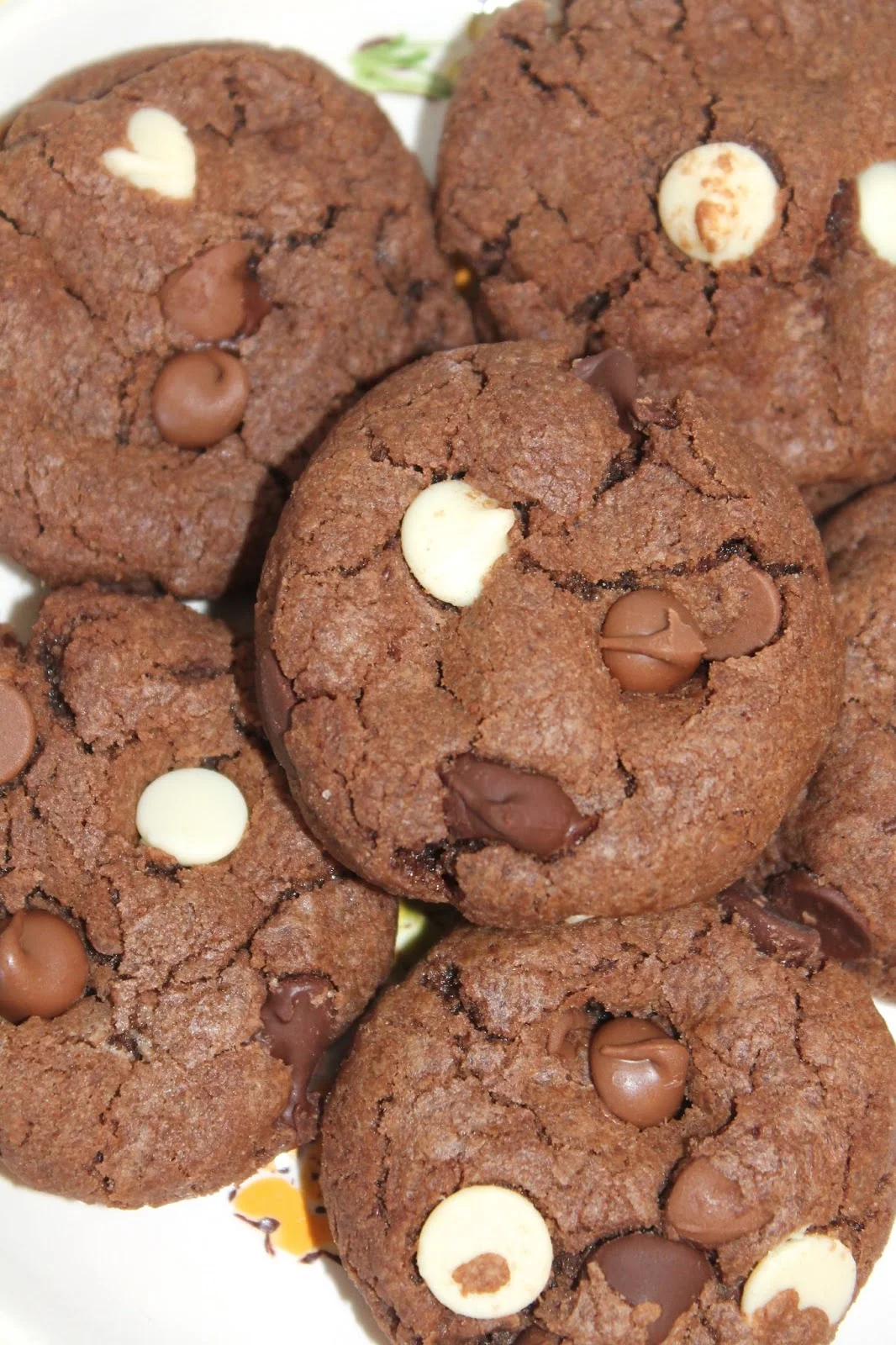 Triple Chocolate Chip Chocolate Cookies