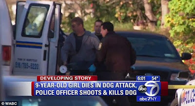 News: Tragedy as 9-year-old girl is mauled to death by a pit bull